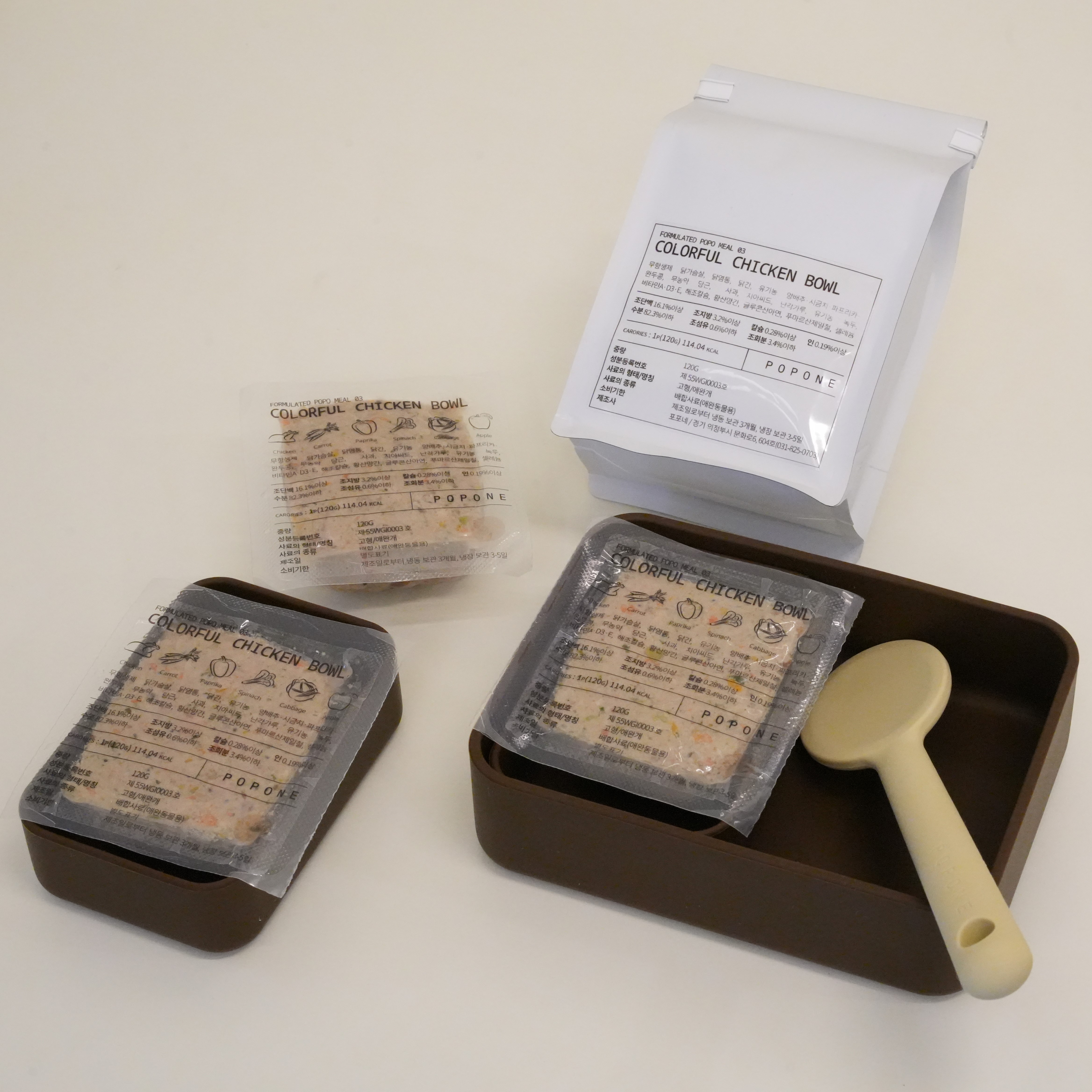 주식 포포밀 (120g*3p SET, 360G) 03.치킨 상품 이미지