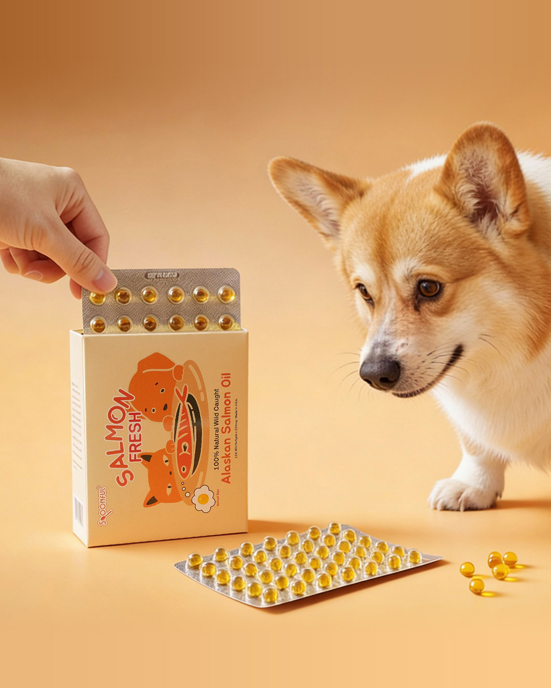 스푼풀 알래스카 연어 오메가3 살몬 프레쉬 220mg (42/126캡슐) 상품 이미지